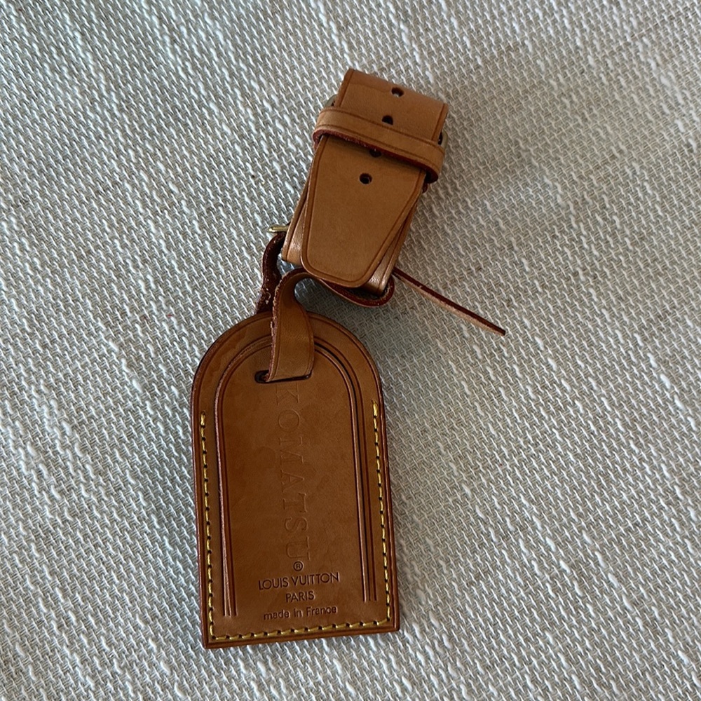 Authentic Luis Vuitton Luggage Tag